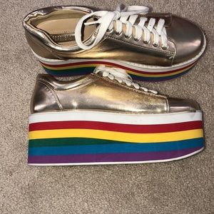 *Rainbow Platform Shoes*